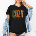 Cozy Season, Fall Vibes, Retro Varsity, Autumn, Pumpkin, Tshirt