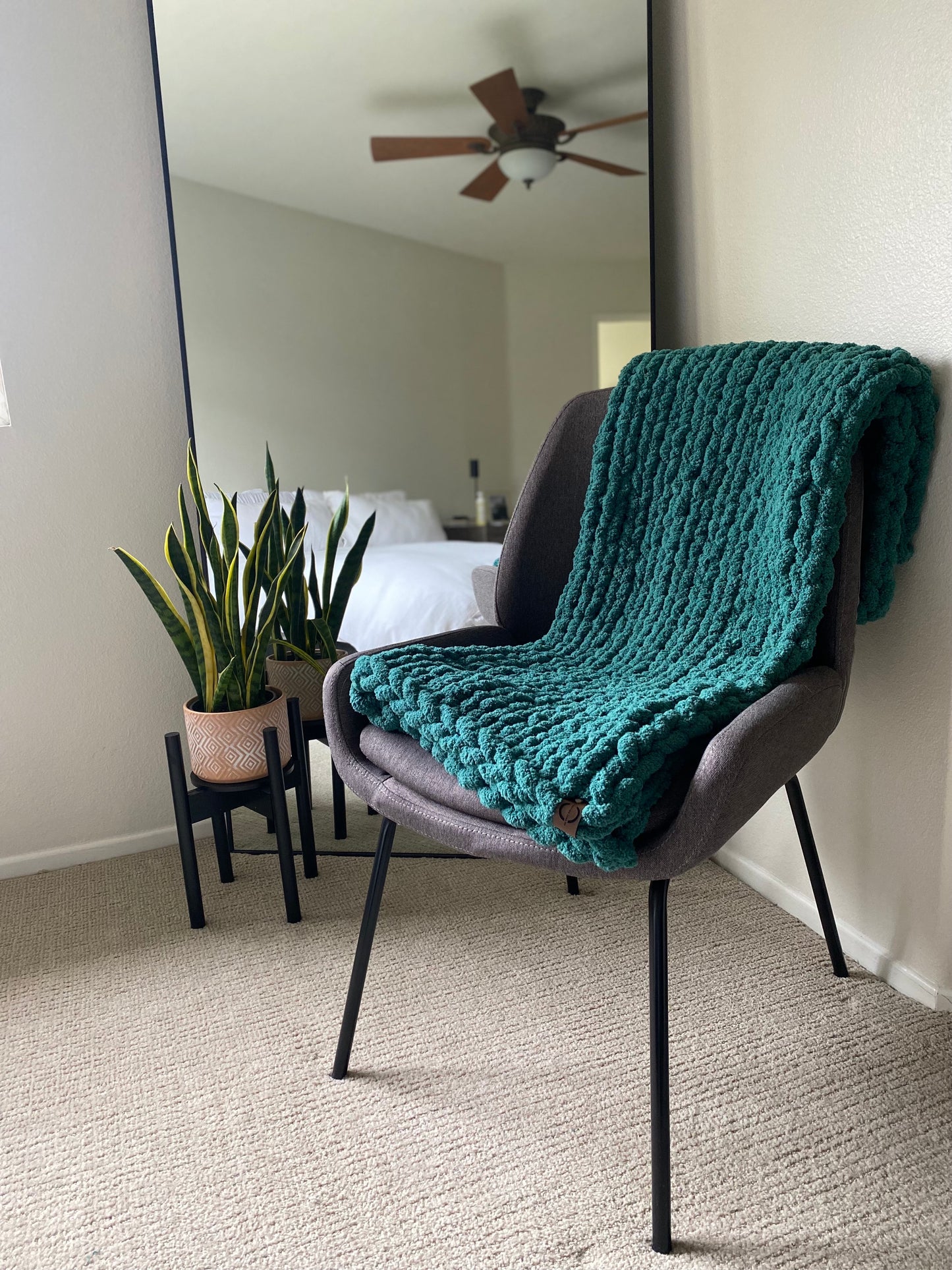 Mini Chunky Knit Blanket