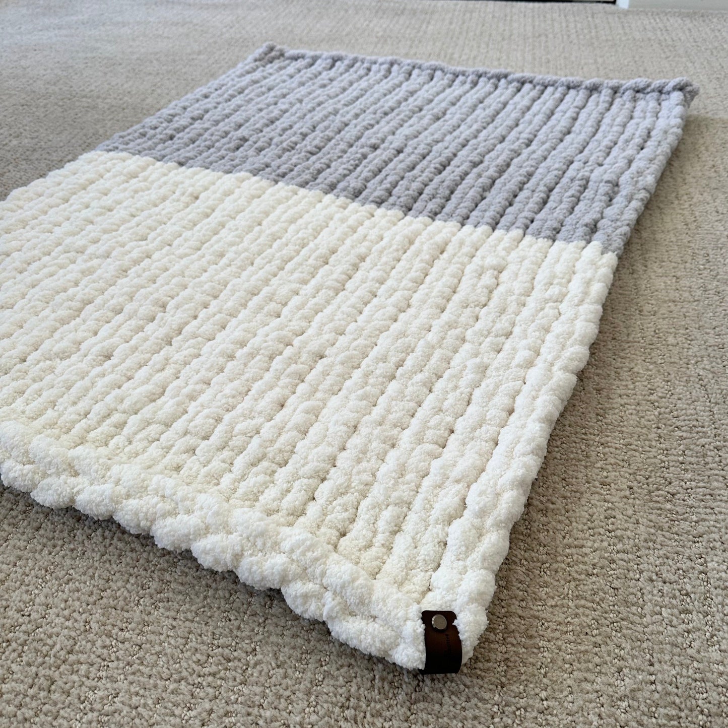 Baby Chunky Knit Blanket