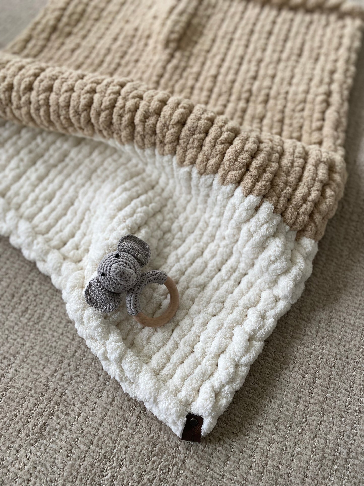 Baby Chunky Knit Blanket